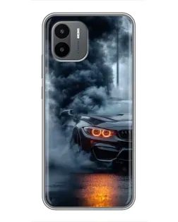 Чехол для Xiaomi Redmi A1 с картинкой «BMW M-Power — абстракция» Чехол для Xiaomi Redmi A1 с картинкой «BMW M-Power — абстракция»