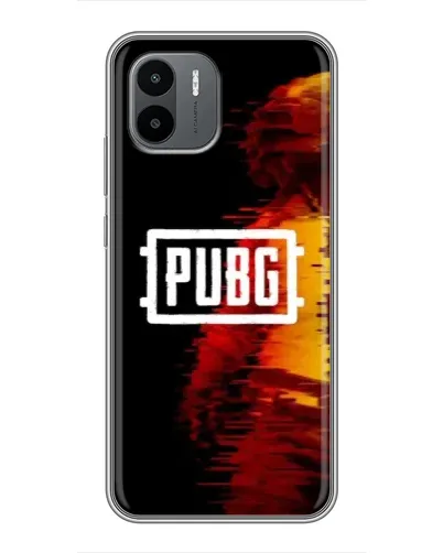 Чехол для Xiaomi Redmi A1 с картинкой «Яркий логотип PUBG»