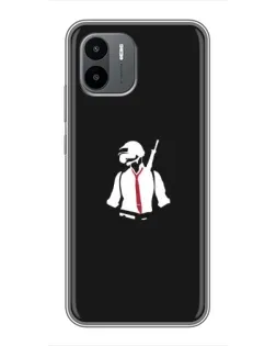 Чехол для Xiaomi Redmi A1 с картинкой «PUBG — силуэт воина» Чехол для Xiaomi Redmi A1 с картинкой «PUBG — силуэт воина»