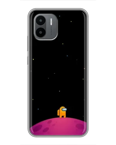 Чехол для Xiaomi Redmi A1 с картинкой «Одинокий герой на планете» Чехол для Xiaomi Redmi A1 с картинкой «Одинокий герой на планете»