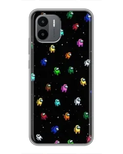 Чехол для Xiaomi Redmi A1 с картинкой «Экипаж Among Us» Чехол для Xiaomi Redmi A1 с картинкой «Экипаж Among Us»