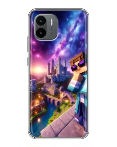 Чехол для Xiaomi Redmi A1 с картинкой «Стив и космос» Чехол для Xiaomi Redmi A1 с картинкой «Стив и космос»