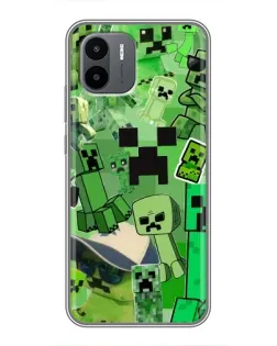 Чохол для Xiaomi Redmi A1 з картинкою «Кріпери Minecraft»