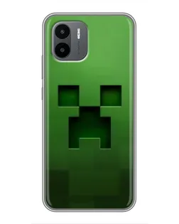 Чехол для Xiaomi Redmi A1 с картинкой «Крипер микро-дизайн»