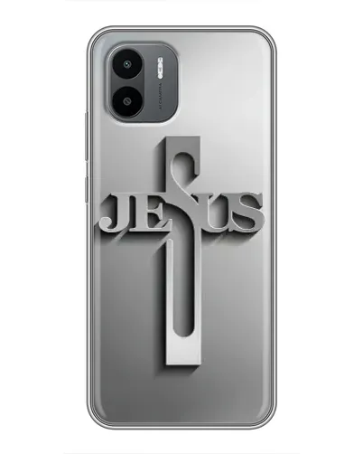 Чехол для Xiaomi Redmi A1 с картинкой «Металлический крест Jesus» Чехол для Xiaomi Redmi A1 с картинкой «Металлический крест Jesus»