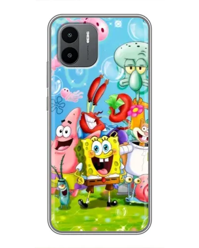 Чехол для Xiaomi Redmi A1 с картинкой «Губка Боб и друзья» Чехол для Xiaomi Redmi A1 с картинкой «Губка Боб и друзья»