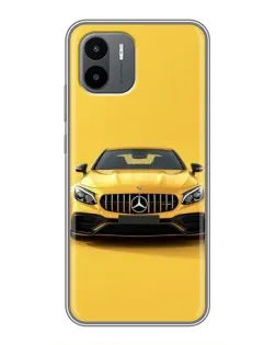 Чохол для Xiaomi Redmi A1 з картинкою «Жовтий Mercedes GT»
