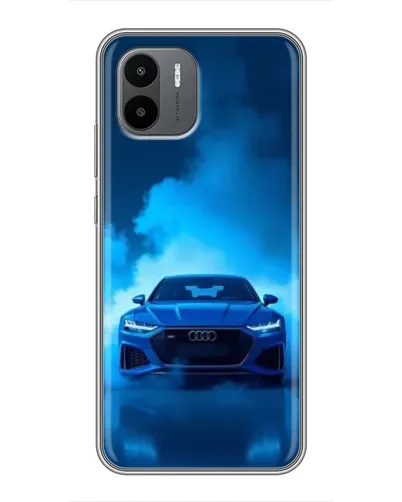 Чехол для Xiaomi Redmi A1 с картинкой «Audi — голубая энергия» Чехол для Xiaomi Redmi A1 с картинкой «Audi — голубая энергия»