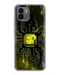 Чохол для Xiaomi Redmi A2 з картинкою «Nike — золота іскра»