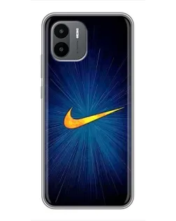 Чохол для Xiaomi Redmi A2 з картинкою «Синій пульс Nike»