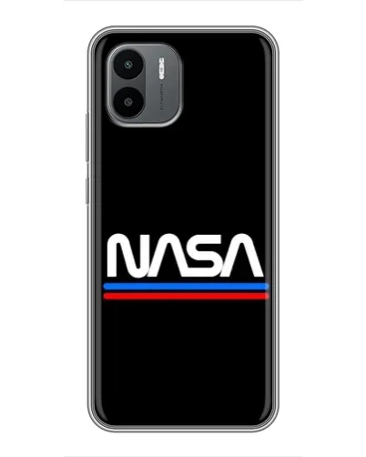 Чохол для Xiaomi Redmi A2 з картинкою «NASA — класика Red Blue» Чохол для Xiaomi Redmi A2 з картинкою «NASA — класика Red Blue»
