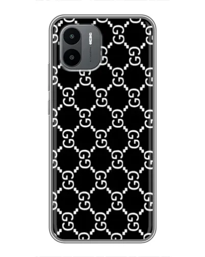 Чехол для Xiaomi Redmi A2 с картинкой «Gucci — сетчатый паттерн» Чехол для Xiaomi Redmi A2 с картинкой «Gucci — сетчатый паттерн»