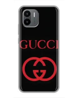 Чехол для Xiaomi Redmi A2 с картинкой «Gucci — красный логотип» Чехол для Xiaomi Redmi A2 с картинкой «Gucci — красный логотип»