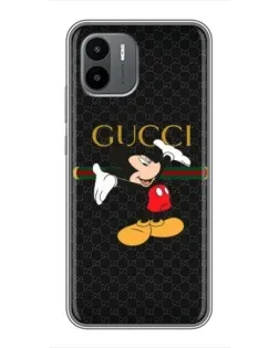 Чехол для Xiaomi Redmi A2 с картинкой «Микки Маус Gucci» Чехол для Xiaomi Redmi A2 с картинкой «Микки Маус Gucci»