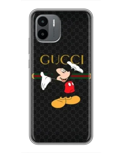 Чехол для Xiaomi Redmi A2 с картинкой «Микки Маус Gucci» Чехол для Xiaomi Redmi A2 с картинкой «Микки Маус Gucci»