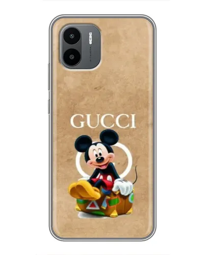 Чехол для Xiaomi Redmi A2 с картинкой «Микки Маус Gucci — крафт» Чехол для Xiaomi Redmi A2 с картинкой «Микки Маус Gucci — крафт»