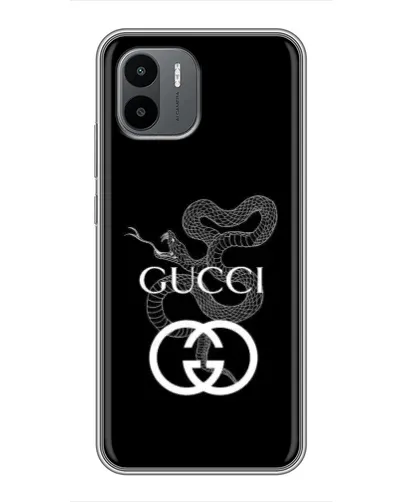 Чехол для Xiaomi Redmi A2 с картинкой «Gucci — серебряная змея» Чехол для Xiaomi Redmi A2 с картинкой «Gucci — серебряная змея»