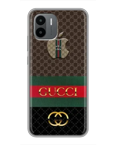Чехол для Xiaomi Redmi A2 с картинкой «Gucci — брендированный десерт» Чехол для Xiaomi Redmi A2 с картинкой «Gucci — брендированный десерт»