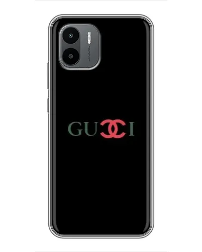 Чехол для Xiaomi Redmi A2 с картинкой «Gucci — красный градиент» Чехол для Xiaomi Redmi A2 с картинкой «Gucci — красный градиент»