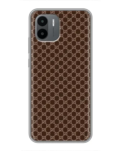 Чехол для Xiaomi Redmi A2 с картинкой «Gucci — шоколадная сетка» Чехол для Xiaomi Redmi A2 с картинкой «Gucci — шоколадная сетка»