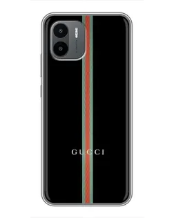 Чехол для Xiaomi Redmi A2 с картинкой «Gucci — строгая линия» Чехол для Xiaomi Redmi A2 с картинкой «Gucci — строгая линия»