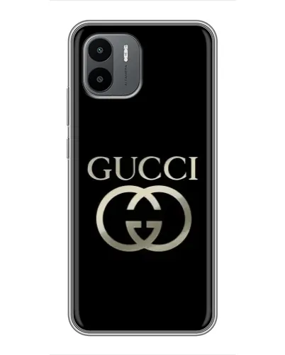 Чехол для Xiaomi Redmi A2 с картинкой «Gucci — золото на черном» Чехол для Xiaomi Redmi A2 с картинкой «Gucci — золото на черном»