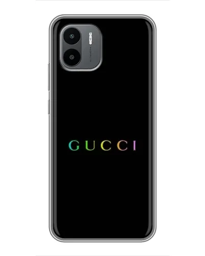 Чехол для Xiaomi Redmi A2 с картинкой «Gucci — неоновый минимализм» Чехол для Xiaomi Redmi A2 с картинкой «Gucci — неоновый минимализм»