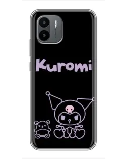 Чехол для Xiaomi Redmi A2 с картинкой «Kuromi — черный минимализм» Чехол для Xiaomi Redmi A2 с картинкой «Kuromi — черный минимализм»