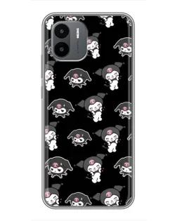 Чехол для Xiaomi Redmi A2 с картинкой «Черный паттерн Kuromi» Чехол для Xiaomi Redmi A2 с картинкой «Черный паттерн Kuromi»