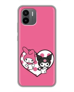 Чехол для Xiaomi Redmi A2 с картинкой «Kuromi и My Melody» Чехол для Xiaomi Redmi A2 с картинкой «Kuromi и My Melody»