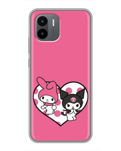 Чохол для Xiaomi Redmi A2 з картинкою «Kuromi та My Melody» Чохол для Xiaomi Redmi A2 з картинкою «Kuromi та My Melody»
