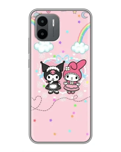 Чохол для Xiaomi Redmi A2 з картинкою «My Melody та Kuromi» Чохол для Xiaomi Redmi A2 з картинкою «My Melody та Kuromi»