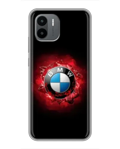 Чехол для Xiaomi Redmi A2 с картинкой «Логотип BMW — вспышка»