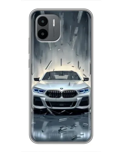Чехол для Xiaomi Redmi A2 с картинкой «BMW в свете фар»