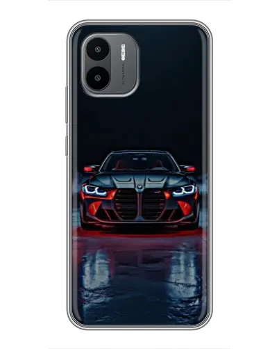 Чехол для Xiaomi Redmi A2 с картинкой «BMW на мокрой дороге»