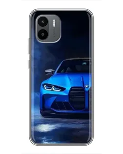Чехол для Xiaomi Redmi A2 с картинкой «Голубая BMW M4» Чехол для Xiaomi Redmi A2 с картинкой «Голубая BMW M4»