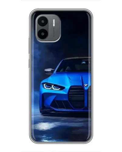 Чехол для Xiaomi Redmi A2 с картинкой «Голубая BMW M4»