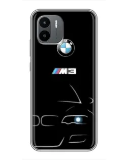 Чехол для Xiaomi Redmi A2 с картинкой «Минималистичный принт BMW M3» Чехол для Xiaomi Redmi A2 с картинкой «Минималистичный принт BMW M3»
