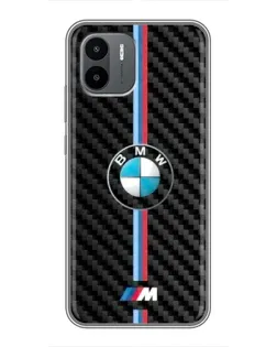 Чехол для Xiaomi Redmi A2 с картинкой «Эмблема BMW и карбон» Чехол для Xiaomi Redmi A2 с картинкой «Эмблема BMW и карбон»