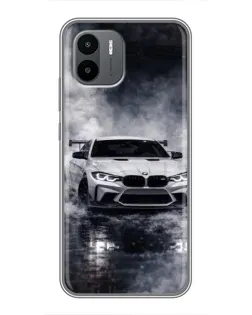 Чехол для Xiaomi Redmi A2 с картинкой «BMW сквозь туман» Чехол для Xiaomi Redmi A2 с картинкой «BMW сквозь туман»