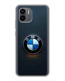 Чехол для Xiaomi Redmi A2 с картинкой «Логотип BMW — минимализм» Чехол для Xiaomi Redmi A2 с картинкой «Логотип BMW — минимализм»