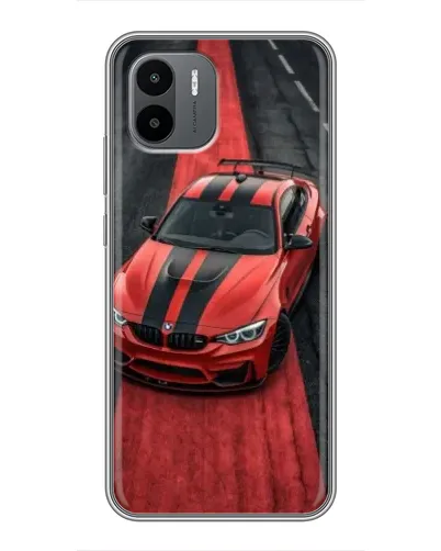 Чехол для Xiaomi Redmi A2 с картинкой «BMW на красной дорожке»