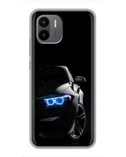 Чехол для Xiaomi Redmi A2 с картинкой «BMW — ночной взгляд» Чехол для Xiaomi Redmi A2 с картинкой «BMW — ночной взгляд»
