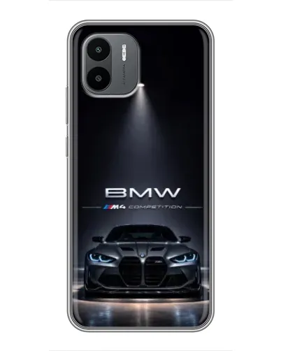 Чехол для Xiaomi Redmi A2 с картинкой «BMW сквозь ночной город» Чехол для Xiaomi Redmi A2 с картинкой «BMW сквозь ночной город»