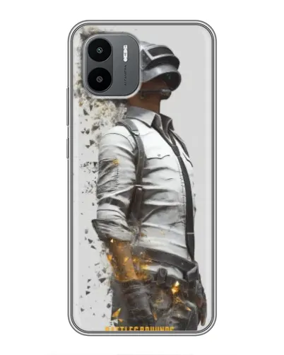 Чехол для Xiaomi Redmi A2 с картинкой «PUBG — боец в пыли» Чехол для Xiaomi Redmi A2 с картинкой «PUBG — боец в пыли»