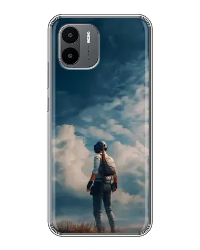 Чехол для Xiaomi Redmi A2 с картинкой «Герой PUBG на скале» Чехол для Xiaomi Redmi A2 с картинкой «Герой PUBG на скале»