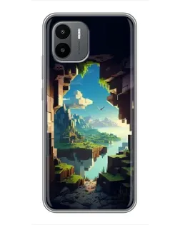 Чехол для Xiaomi Redmi A2 с картинкой «Вид из пещеры» Чехол для Xiaomi Redmi A2 с картинкой «Вид из пещеры»