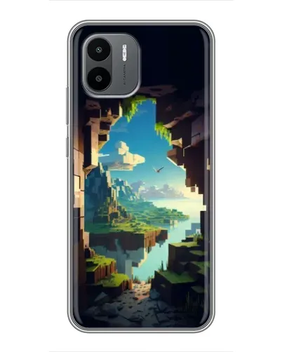 Чехол для Xiaomi Redmi A2 с картинкой «Вид из пещеры»