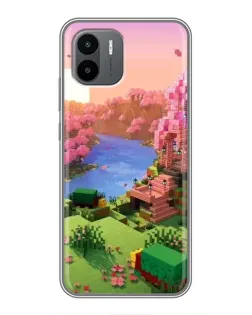 Чехол для Xiaomi Redmi A2 с картинкой «Розовое дерево Minecraft» Чехол для Xiaomi Redmi A2 с картинкой «Розовое дерево Minecraft»