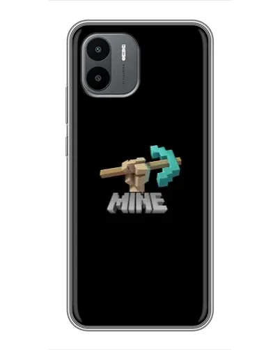 Чехол для Xiaomi Redmi A2 с картинкой «Алмазная кирка»
